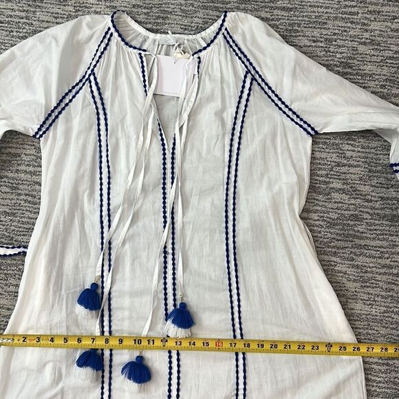 NWT LACE THE LABEL EMBROIDERED PEASANT DRESS Anthropologie Medium - Picture 10 of 16